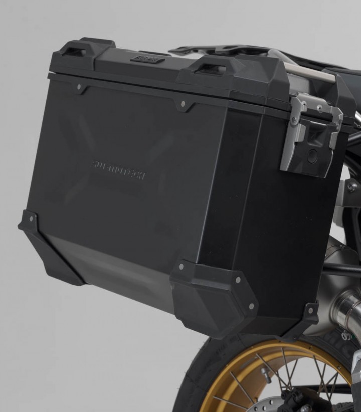 Pack Maletas Laterales + Baúl 38 L TRAX ADV en Negro + Soportes BMW F 850 GS Adventure (20) SW-MOTECH ADV.07.897.75200/B