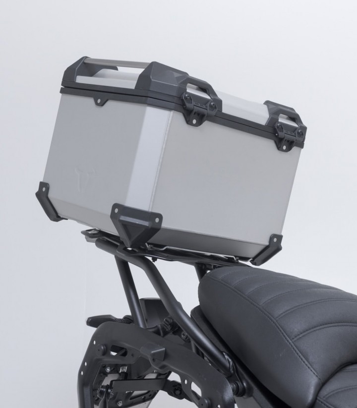 Pack Maletas Laterales + Baúl 38 L TRAX ADV en Plateado + Soportes BMW R 1300 GS (23-24), R 1300 GS Option 719 Biscaya (25) SW-M