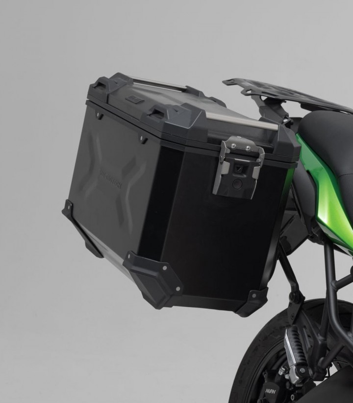 SW-MOTECH TRAX ADV Side Cases + 38 L Top Case Set with Carriers Kawasaki Versys 650 (14-21) ADV.08.518.75000/B