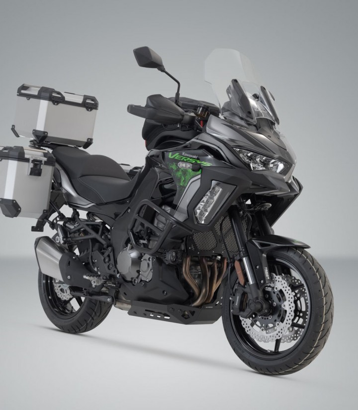 SW-MOTECH TRAX ADV Side Cases + 38 L Top Case Set with Carriers Kawasaki Versys 1000 (18), Versys 1100 (24) ADV.08.922.75001/S