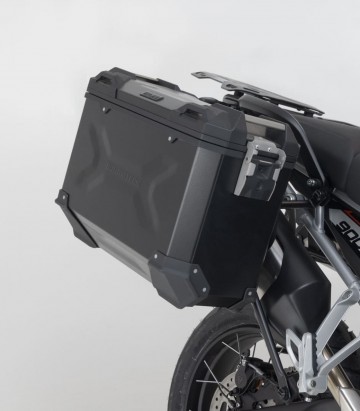 Set Seitenkoffer + Topcase 38 L TRAX ADV in Schwarz + Träger Triumph Tiger 900 Alpine/Desert Edition (25), GT/Rally Pro (23) SW-
