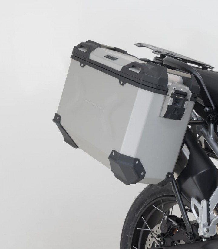 SW-MOTECH TRAX ADV Side Cases + 38 L Top Case Set with Carriers Triumph Tiger 900 Alpine/Desert Edition (25), GT/Rally Pro (23)