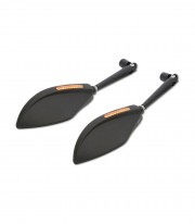 Highsider Fairing Mirrors Torezzo with Sequential LED Turn Signals in Black
