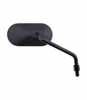 Highsider Right Handlebar Mirror Agila Oval without E-Approval in Black
