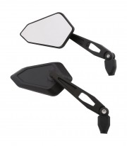 Retrovisores de Manillar Highsider Booster en Negro