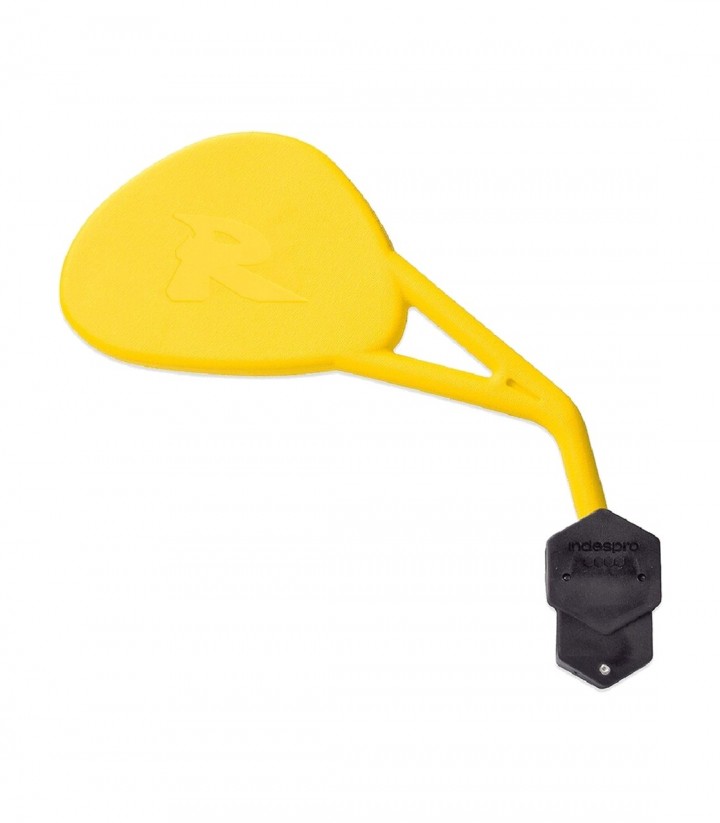 Retrovisor Derecho de Manillar Highsider Enduro R (Homologado) con Brida en Amarillo