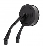 Retrovisores de Manillar Highsider Montana-Slim en Negro Mate
