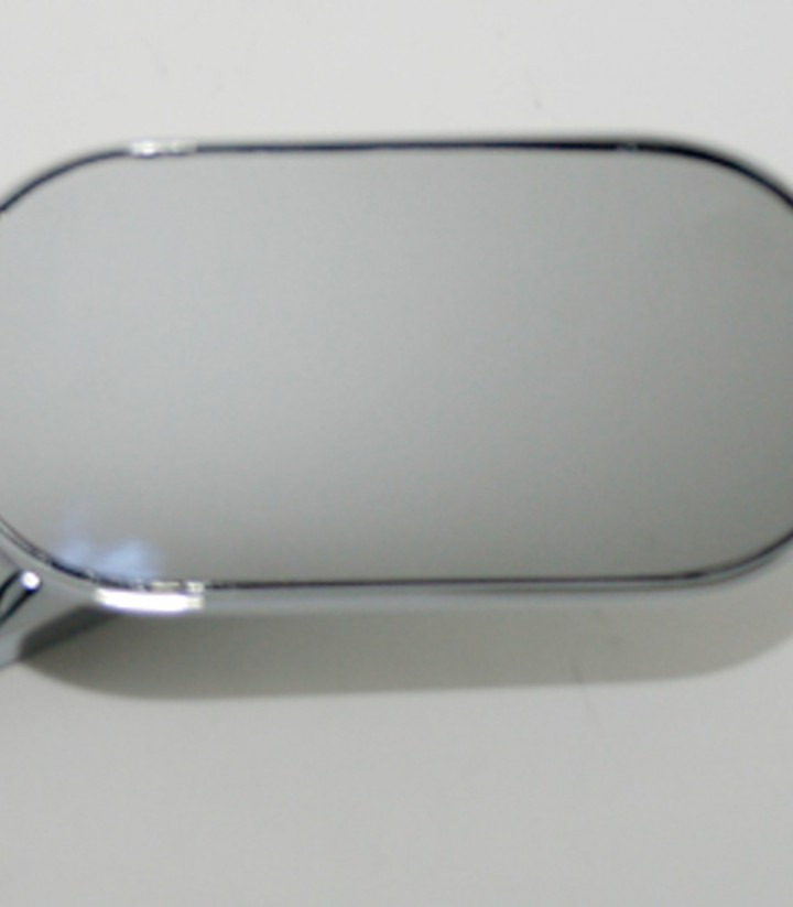 Highsider Handlebar Mirrors Oval in Chrome