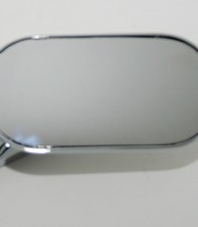 Highsider Handlebar Mirrors Oval in Chrome