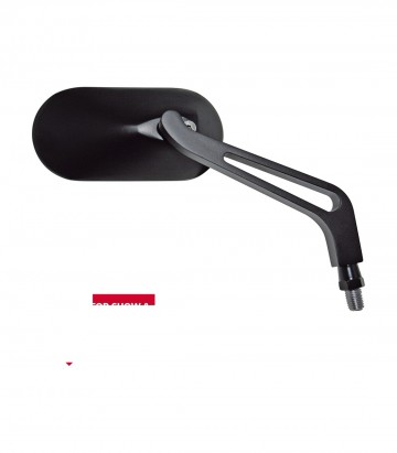 Retrovisores de Manillar Highsider Oval en Negro