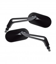 Highsider Handlebar Mirrors Oval in Black