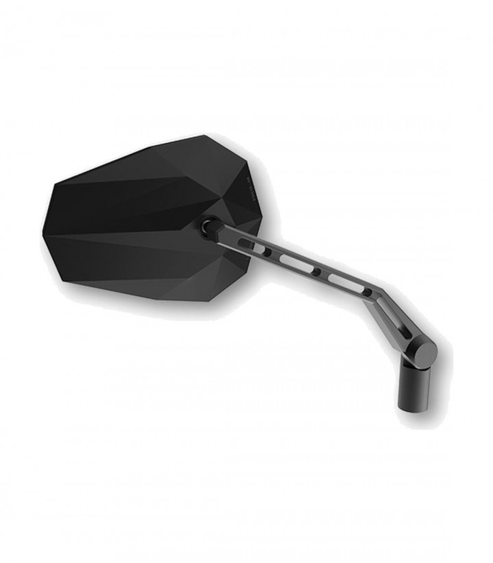 Retrovisores de Manillar Highsider Stealth-X1 en Negro