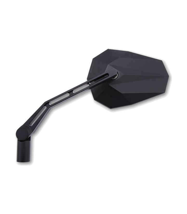 Retrovisores de Manillar Highsider Stealth-X1 en Negro