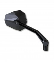 Highsider Handlebar Mirrors Stealth-X2 with LED Turn Signals in Black