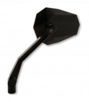 Highsider Handlebar Mirrors Stealth-X2 with LED Turn Signals in Black