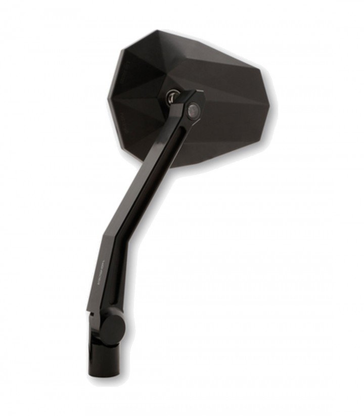 Retrovisores de Manillar Highsider Stealth-X2 con Intermitentes LED en Negro