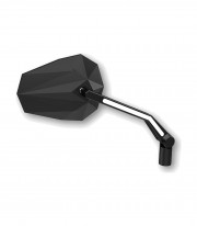 Retrovisores de Manillar Highsider Stealth-X3 con Luz de Posición LED en Negro