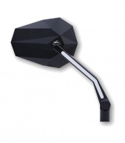 Retrovisores de Manillar Highsider Stealth-X3 con Luz de Posición LED en Negro