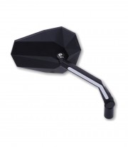 Highsider Handlebar Mirrors Stealth-X3 with LED Position Light in Black