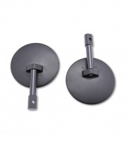 Highsider Handlebar Mirrors Superbike in Black