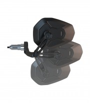 Highsider Right Handlebar Mirror Ventura Force-Evo in Black