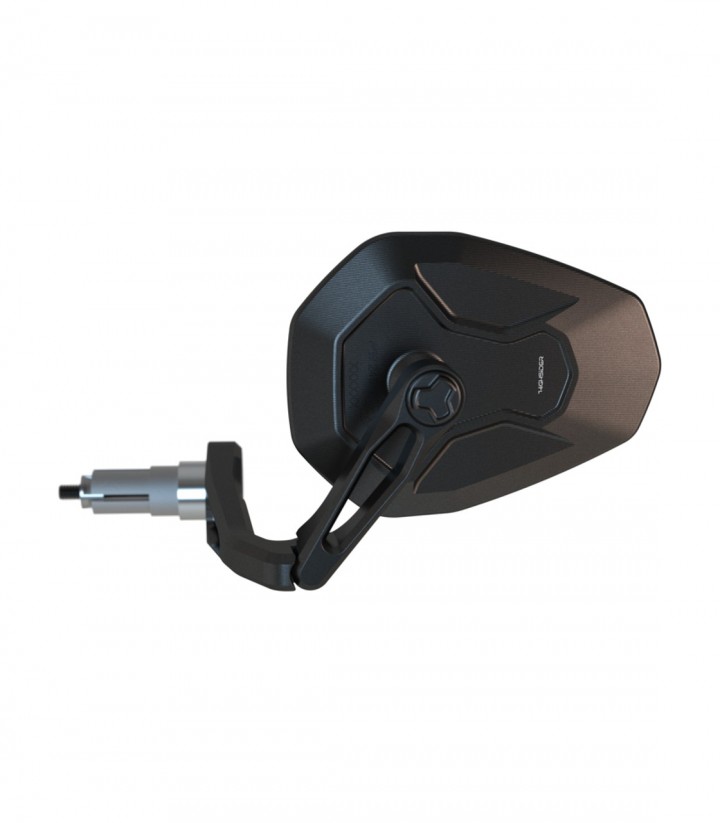 Retrovisor Derecho de Manillar Highsider Ventura Force-Evo en Negro