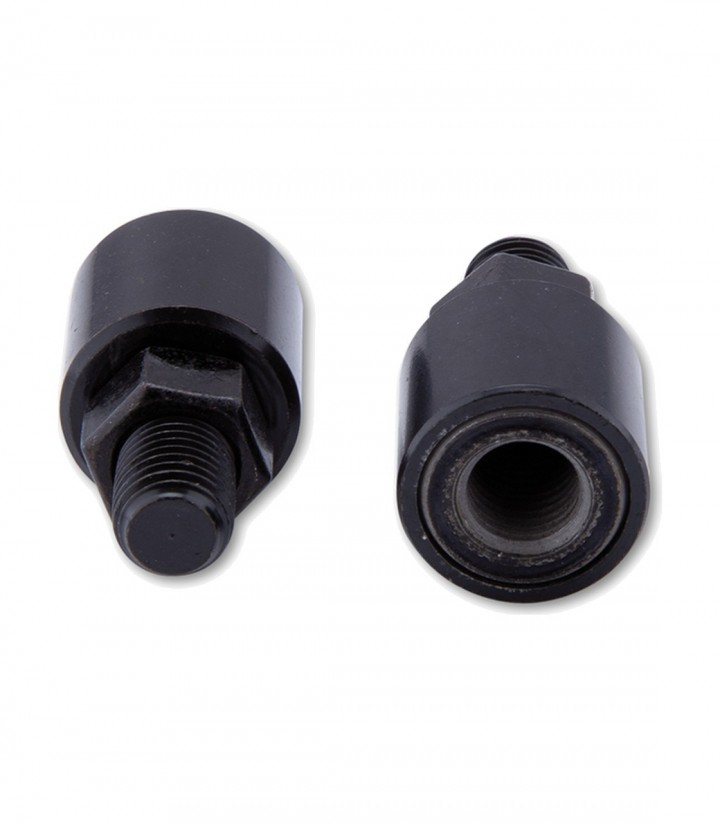 Highsider Vibration Destroyer Antivibrations-Spiegeladapter M10 x 1,25 Rechtsgewinde in Schwarz
