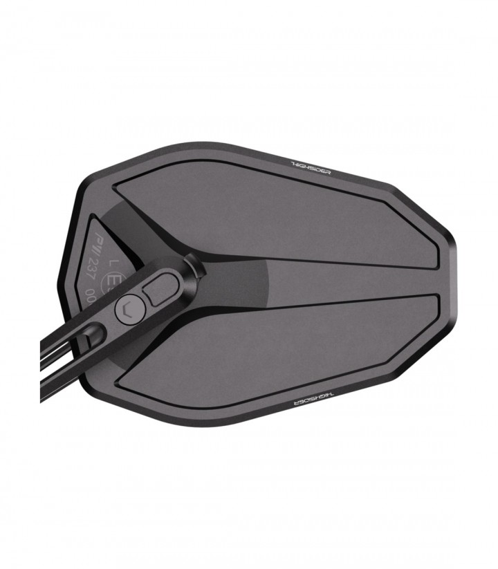 Highsider Handlebar Mirrors Victory-Slim in Matt Black