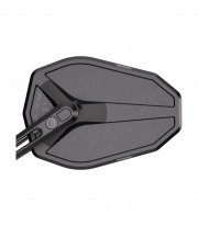 Retrovisores de Manillar Highsider Victory-Slim en Negro Mate