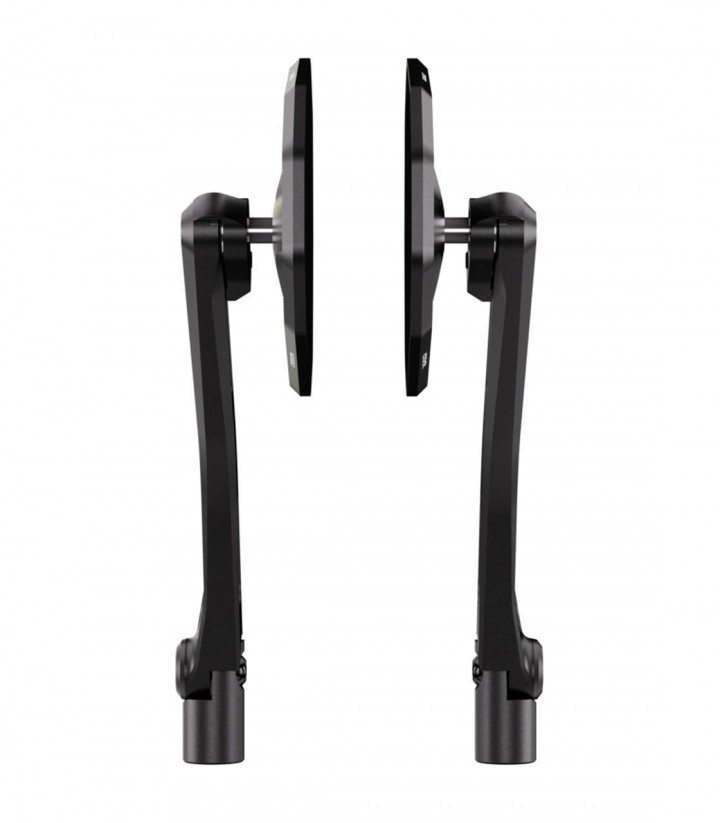 Retrovisores de Manillar Highsider Victory-Slim en Negro Mate