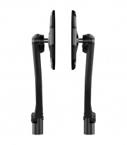 Highsider Handlebar Mirrors Victory-Slim in Matt Black