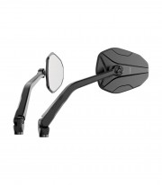 Highsider Handlebar Mirrors Victory-Ultra in Matt Black