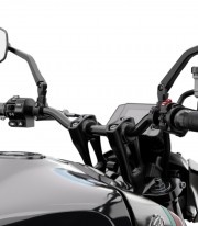 Highsider Handlebar Mirrors Victory-Ultra in Matt Black