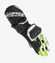 Racing unisex VRC4 Gloves from Rainers color black, white & fluor VRC4-F
