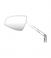 Highsider Handlebar Mirrors Wave in Black and Chrome