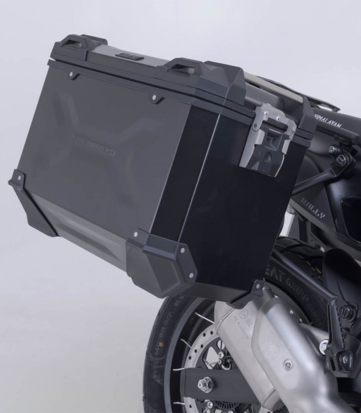 Seitenkoffer mit Träger TRAX ADV Schwarz 45 L Royal Enfield Himalayan 450 Rally (25) SW-MOTECH KFT.41.620.70300/B