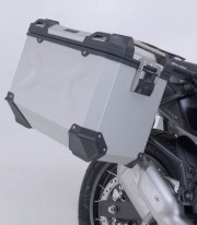 Maletas Laterales con Soporte TRAX ADV Plateadas 45 L Royal Enfield Himalayan 450 Rally (25) SW-MOTECH KFT.41.620.70300/S KFT...