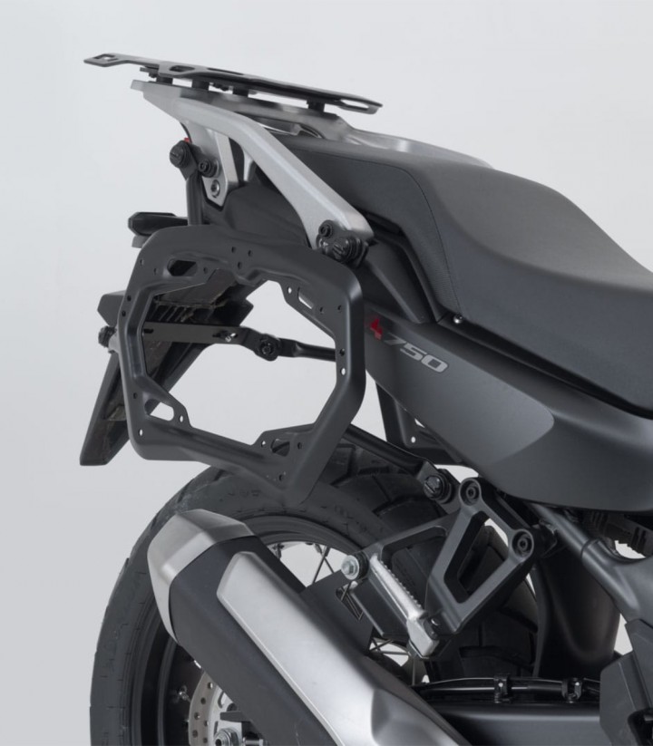 Maletas Laterales con Soporte DUSC Negras 33/33 L Honda XL750 Transalp (22-24) / E-Clutch (25) SW-MOTECH KFT.01.070.65001/B K...