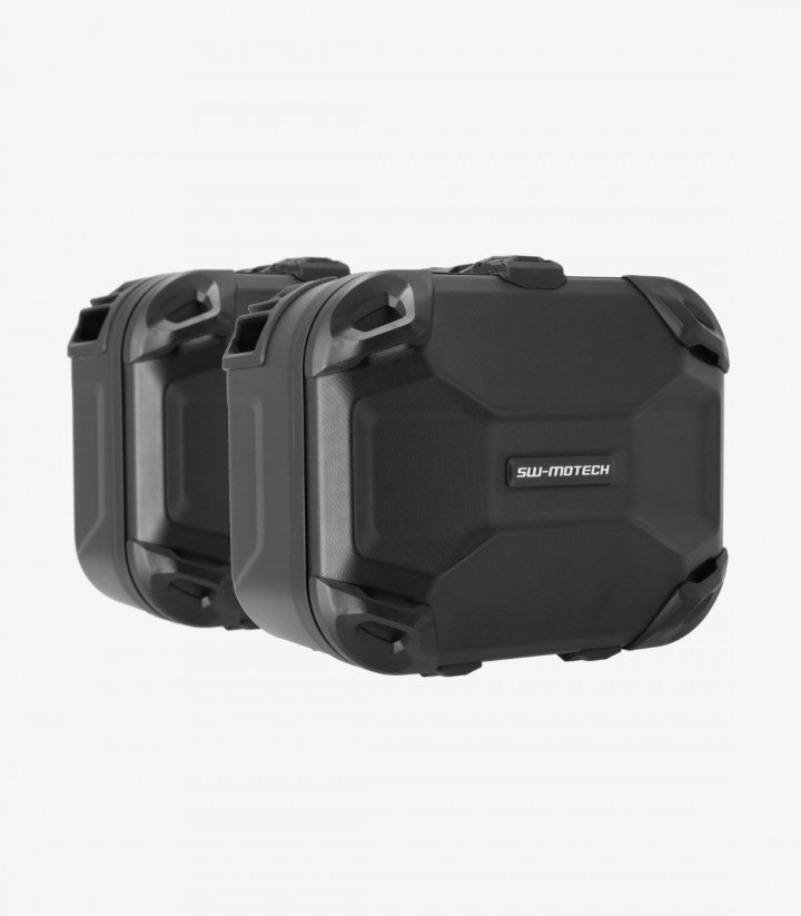 Maletas Laterales con Soporte DUSC Negras 41/33 L Honda CRF1000L Africa Twin (15-17) SW-MOTECH KFT.01.622.65001/B KFT.01.622....