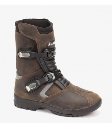 Botas de moto unisex Rainers Andes marrón ANDESMR