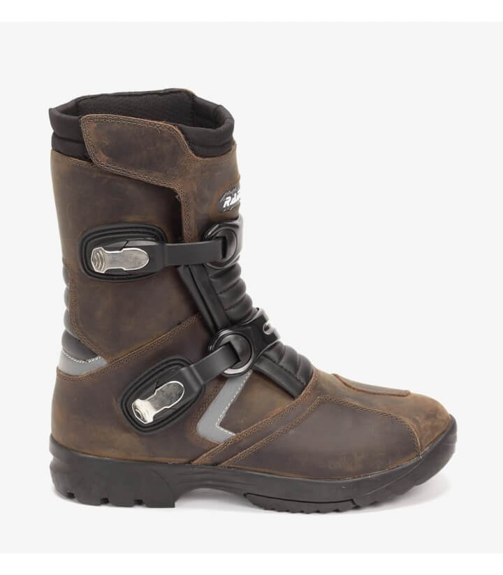 Botas de moto unisex Rainers Andes marrón ANDESMR