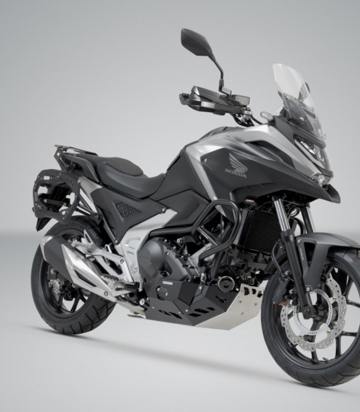 Seitenkoffer mit Träger DUSC Schwarz 41/41 L Honda NC750XA/XD (20-24) SW-MOTECH KFT.01.841.65101/B