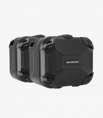 Seitenkoffer mit Träger DUSC Schwarz 41/33 L Honda CRF1000L Africa Twin (18-19) SW-MOTECH KFT.01.890.65001/B