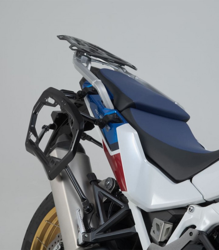 Maletas Laterales con Soporte DUSC Negras 41/33 L Honda CRF1100L Africa Twin (19-23) SW-MOTECH KFT.01.942.65001/B KFT.01.942....