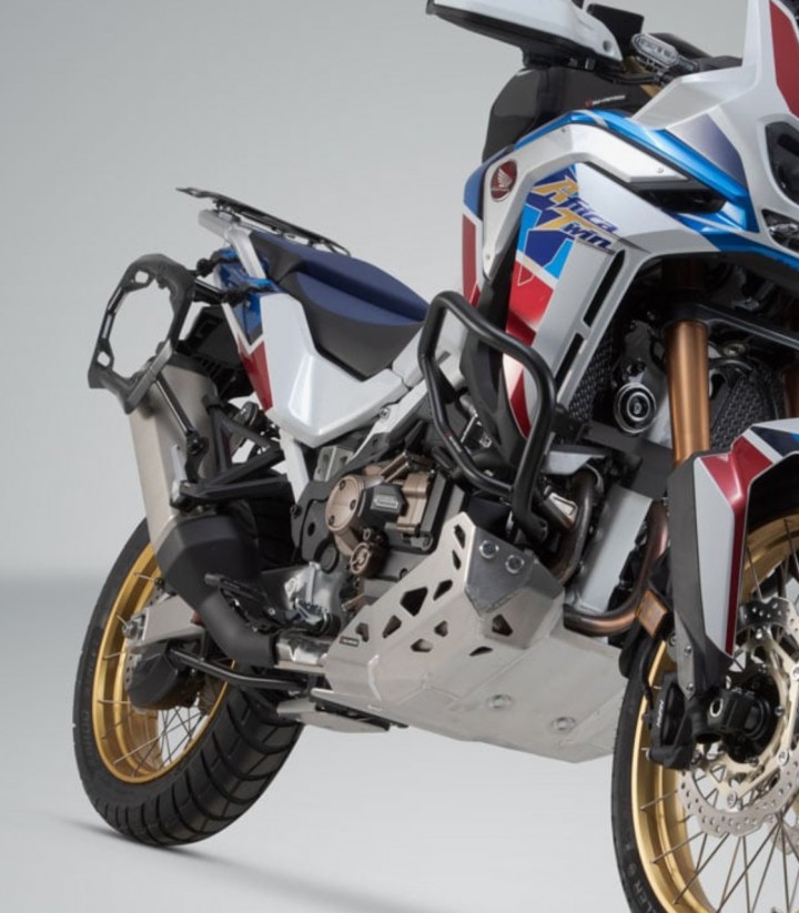 Maletas Laterales con Soporte DUSC Negras 41/33 L Honda CRF1100L Africa Twin (19-23) SW-MOTECH KFT.01.942.65001/B KFT.01.942....