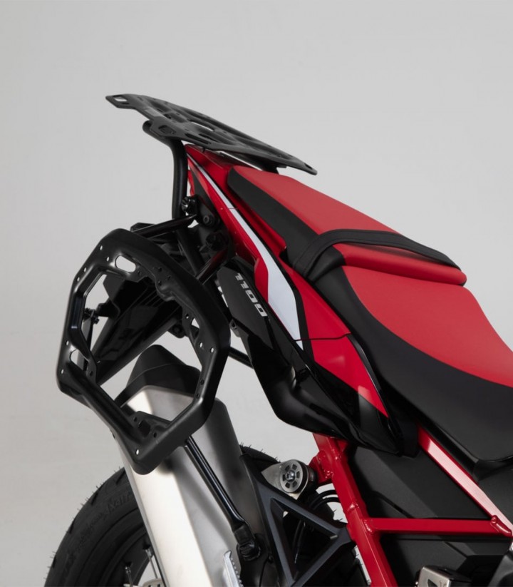 Seitenkoffer mit Träger DUSC Schwarz 41/33 L Honda CRF1100L Africa Twin (19-21) SW-MOTECH KFT.01.950.65001/B