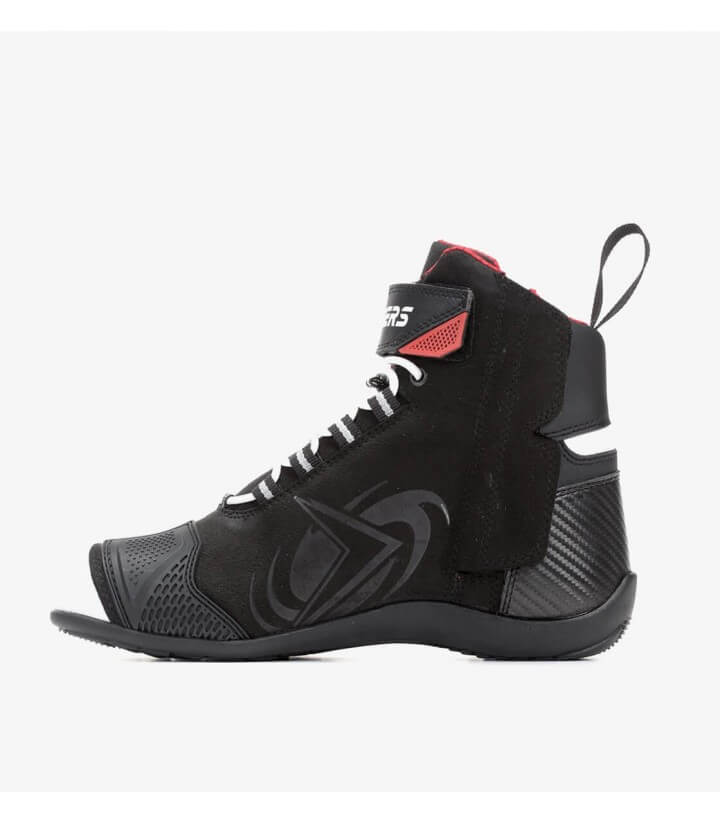 Motorradstiefel Unisex Rainers Cooper Weiß und Schwarz