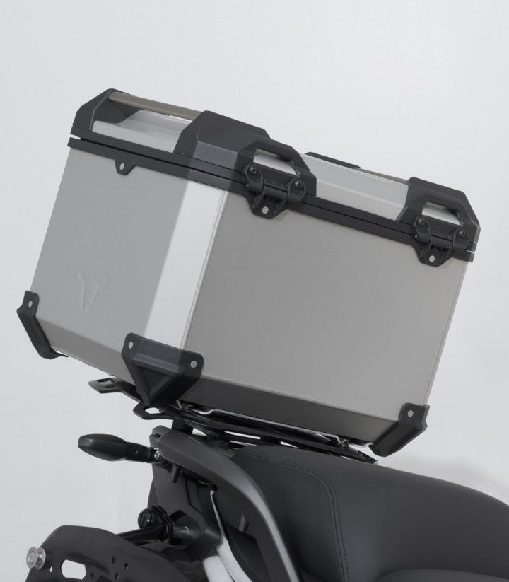 Pack Maletas Laterales + Baúl 38 L TRAX ADV en Plateado + Soportes Triumph Tiger 1200 GT/Rally Explorer (22) SW-MOTECH ADV.11.90