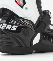 Botas de moto unisex Rainers 999 blanco y negro 999 BN
