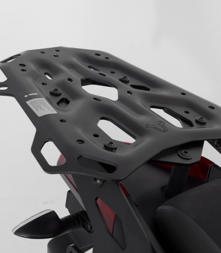 Pack Maletas Laterales + Baúl 38 L TRAX ADV en Negro + Soportes Aprilia Tuareg 660 (21-24) SW-MOTECH ADV.13.849.75000/B